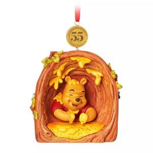 Disney NIB Winnie the Pooh & Honey Tree Legacy Ornament 55th Anniversary